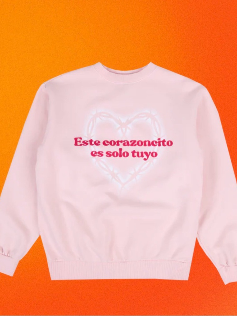 Karol G official Merch Heart Graphic Sweatshirt